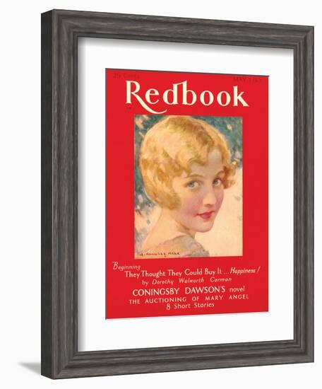 Redbook, May 1930-null-Framed Art Print