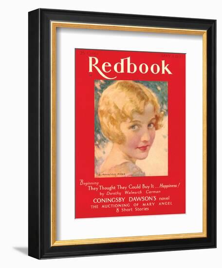 Redbook, May 1930-null-Framed Art Print