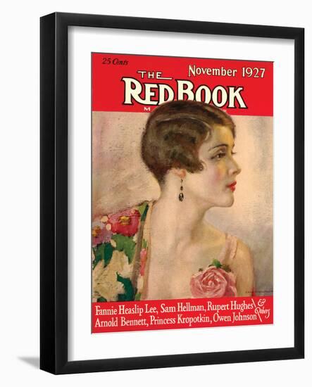 Redbook, November 1927-null-Framed Art Print