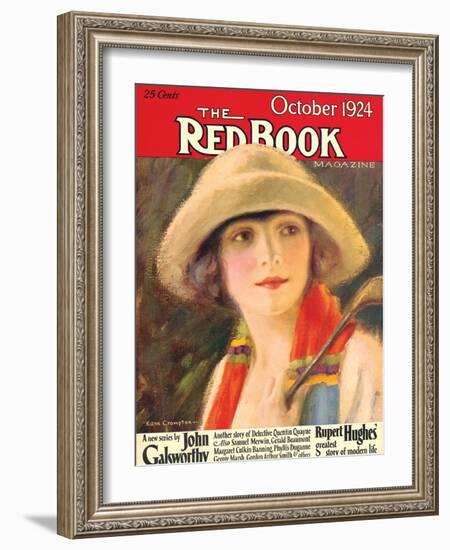 Redbook, October 1924-null-Framed Art Print