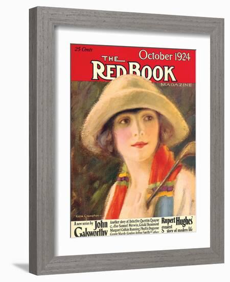 Redbook, October 1924-null-Framed Art Print