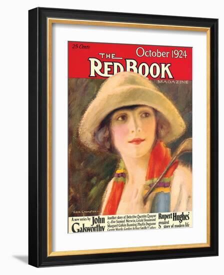 Redbook, October 1924-null-Framed Art Print