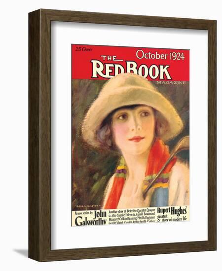 Redbook, October 1924-null-Framed Art Print