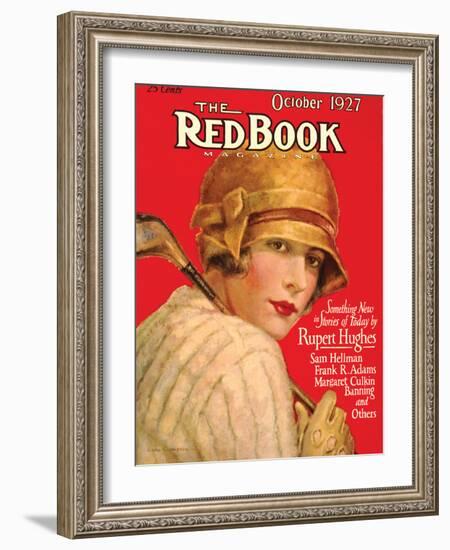 Redbook, October 1927-null-Framed Art Print