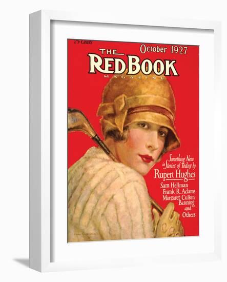 Redbook, October 1927-null-Framed Art Print