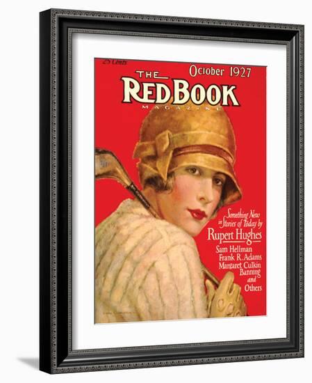 Redbook, October 1927-null-Framed Art Print