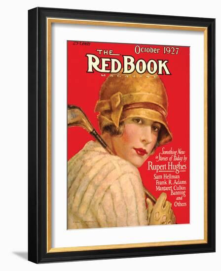 Redbook, October 1927-null-Framed Art Print