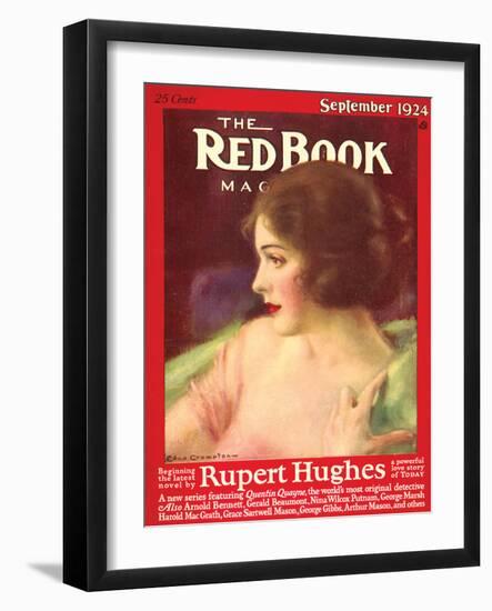 Redbook, September 1924-null-Framed Art Print