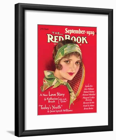Redbook, September 1929-null-Framed Art Print