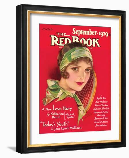 Redbook, September 1929-null-Framed Art Print