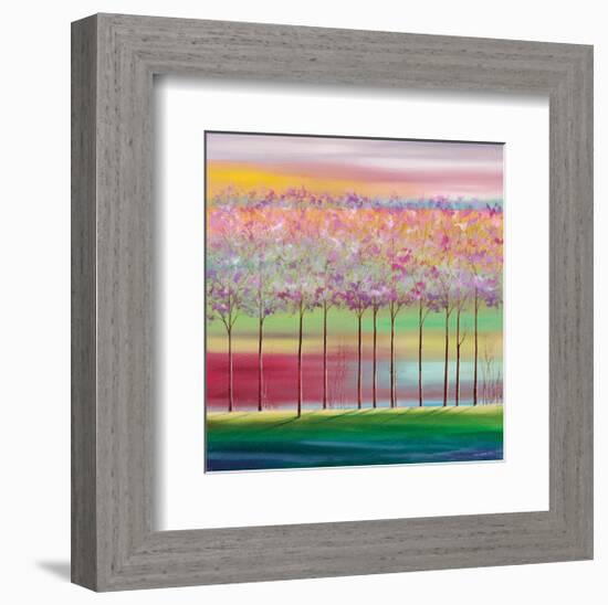 Redbud Trees-Mary Johnston-Framed Giclee Print