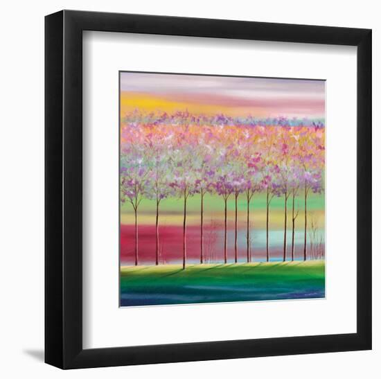 Redbud Trees-Mary Johnston-Framed Giclee Print