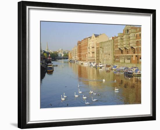Redcliffe Wharf, Bristol Harbour, Bristol, England, UK-Rob Cousins-Framed Photographic Print