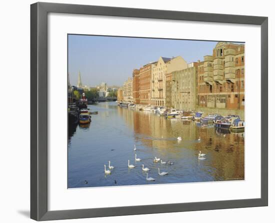 Redcliffe Wharf, Bristol Harbour, Bristol, England, UK-Rob Cousins-Framed Photographic Print