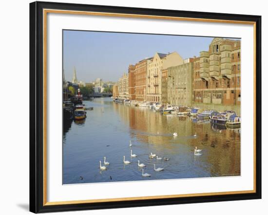 Redcliffe Wharf, Bristol Harbour, Bristol, England, UK-Rob Cousins-Framed Photographic Print