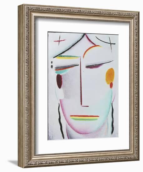 Redeemer's Face (Ferne Hoheit/ Buddha II), C. 1921-Alexej Von Jawlensky-Framed Giclee Print