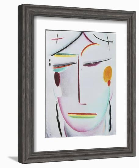 Redeemer's Face (Ferne Hoheit/ Buddha II), C. 1921-Alexej Von Jawlensky-Framed Giclee Print