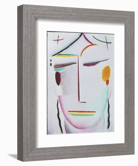 Redeemer's Face (Ferne Hoheit/ Buddha II), C. 1921-Alexej Von Jawlensky-Framed Giclee Print