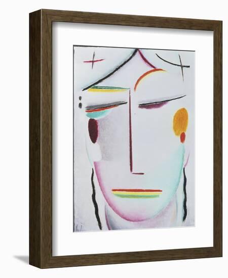 Redeemer's Face (Ferne Hoheit/ Buddha II), C. 1921-Alexej Von Jawlensky-Framed Giclee Print