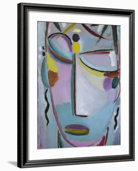 Redeemer's Face (In Der Liebe Ist Ewig, Was Geistig Ist), 1919-Alexej Von Jawlensky-Framed Giclee Print