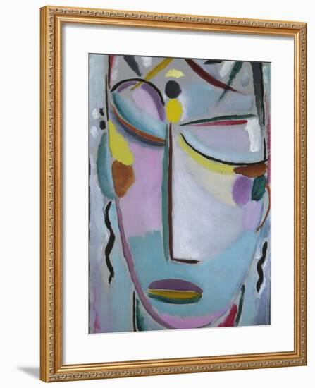 Redeemer's Face (In Der Liebe Ist Ewig, Was Geistig Ist), 1919-Alexej Von Jawlensky-Framed Giclee Print