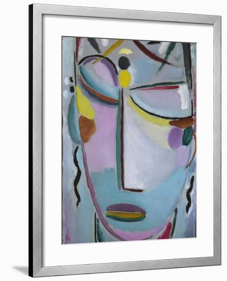 Redeemer's Face (In Der Liebe Ist Ewig, Was Geistig Ist), 1919-Alexej Von Jawlensky-Framed Giclee Print