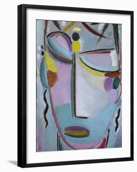 Redeemer's Face (In Der Liebe Ist Ewig, Was Geistig Ist), 1919-Alexej Von Jawlensky-Framed Giclee Print