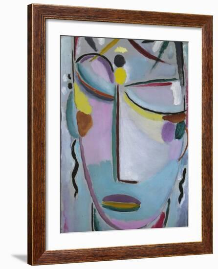 Redeemer's Face (In Der Liebe Ist Ewig, Was Geistig Ist), 1919-Alexej Von Jawlensky-Framed Giclee Print