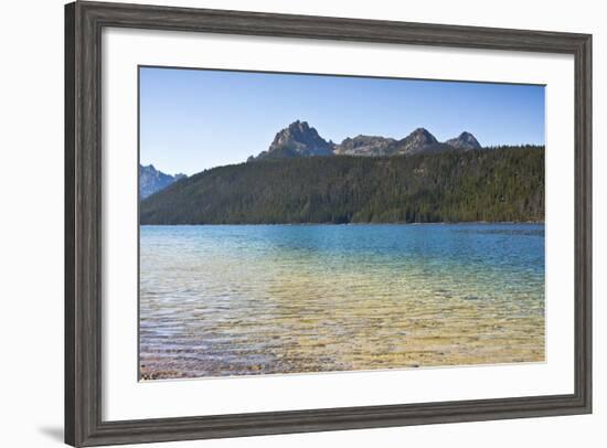 Redfish Lake, Stanley, Sawtooth Mountains, Sawtooth NF, Idaho, USA-Michel Hersen-Framed Photographic Print