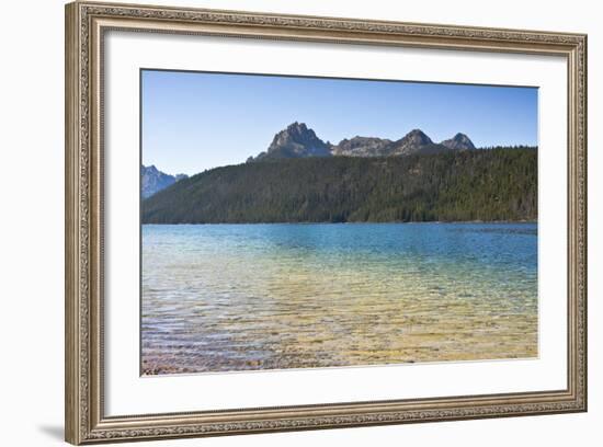 Redfish Lake, Stanley, Sawtooth Mountains, Sawtooth NF, Idaho, USA-Michel Hersen-Framed Photographic Print