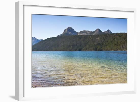 Redfish Lake, Stanley, Sawtooth Mountains, Sawtooth NF, Idaho, USA-Michel Hersen-Framed Photographic Print