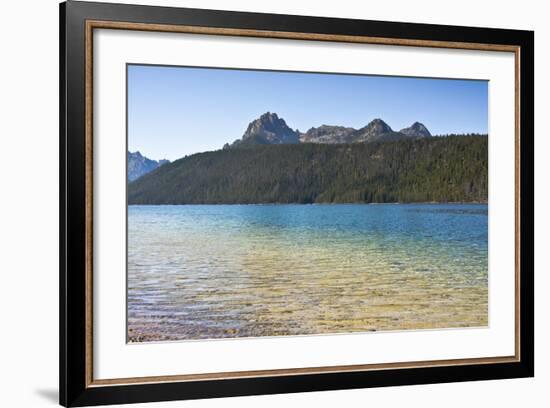 Redfish Lake, Stanley, Sawtooth Mountains, Sawtooth NF, Idaho, USA-Michel Hersen-Framed Photographic Print