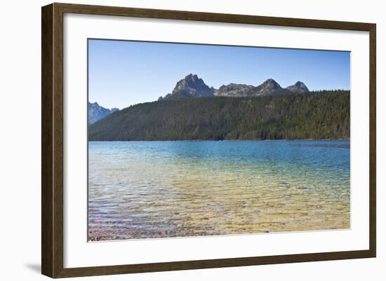 Redfish Lake, Stanley, Sawtooth Mountains, Sawtooth NF, Idaho, USA-Michel Hersen-Framed Photographic Print