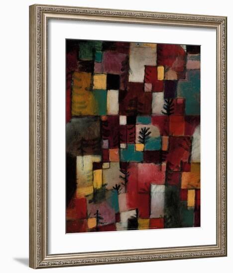 Redgreen and Violet-Yellow Rhythms, 1920-Paul Klee-Framed Art Print