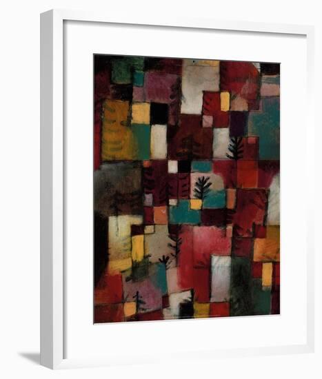 Redgreen and Violet-Yellow Rhythms, 1920-Paul Klee-Framed Art Print