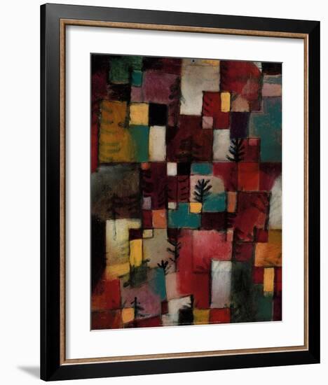 Redgreen and Violet-Yellow Rhythms, 1920-Paul Klee-Framed Art Print