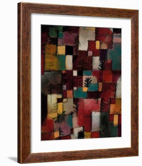 Redgreen and Violet-Yellow Rhythms, 1920-Paul Klee-Framed Art Print