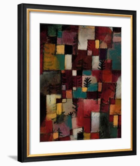 Redgreen and Violet-Yellow Rhythms, 1920-Paul Klee-Framed Art Print