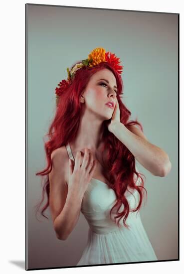 Redhead Bringing Forth Spring-Vania Stoyanova-Mounted Photographic Print
