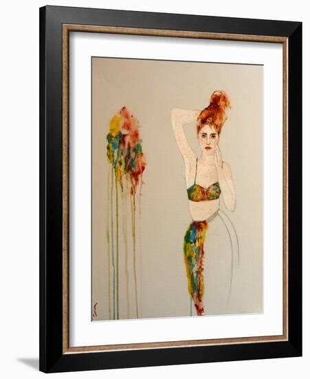 Redhead in Bikini, 2016-Susan Adams-Framed Giclee Print