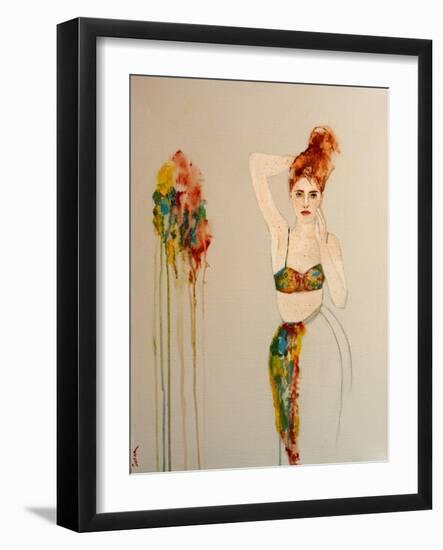 Redhead in Bikini, 2016-Susan Adams-Framed Giclee Print