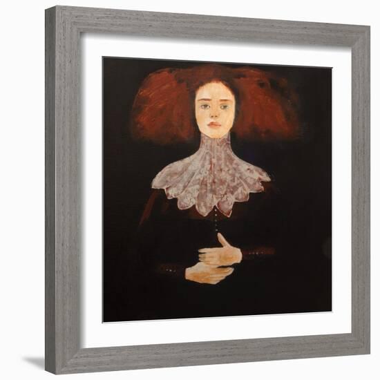 Redhead in Lace, 2016-Susan Adams-Framed Giclee Print