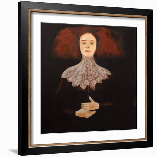 Redhead in Lace, 2016-Susan Adams-Framed Giclee Print