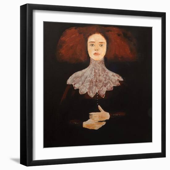 Redhead in Lace, 2016-Susan Adams-Framed Giclee Print