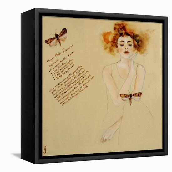 Redhead with Bogon Moth and Recipe, 2016-Susan Adams-Framed Premier Image Canvas