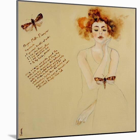 Redhead with Bogon Moth and Recipe, 2016-Susan Adams-Mounted Giclee Print