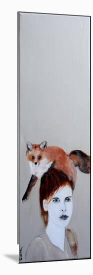 Redhead with Fox, 2016,-Susan Adams-Mounted Giclee Print