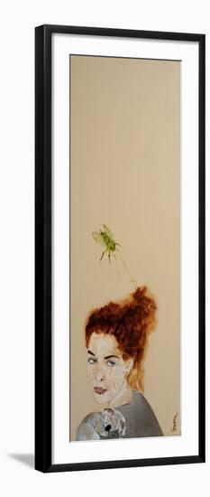 Redhead with Freckles Koala and 'Greengrocer' 2016-Susan Adams-Framed Giclee Print