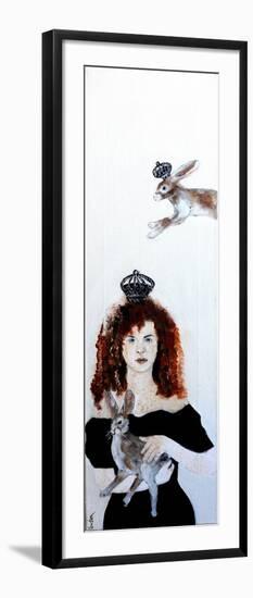 Redhead with Hares, 2016-Susan Adams-Framed Giclee Print