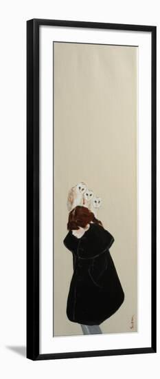 redhead with Owls, 2016-Susan Adams-Framed Giclee Print